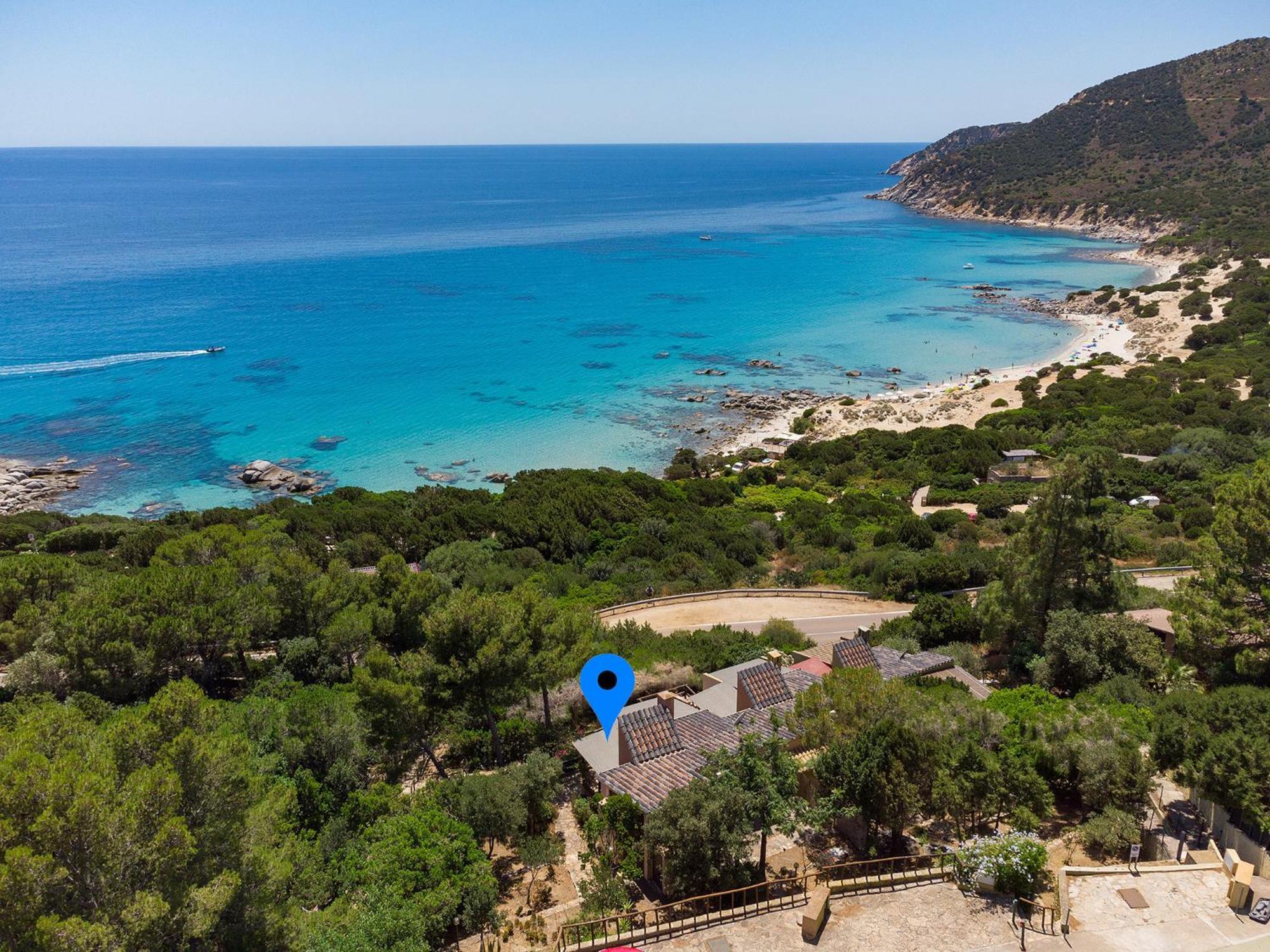 Vista Mare A 100 Mt Di Distanza Villa Villasimius